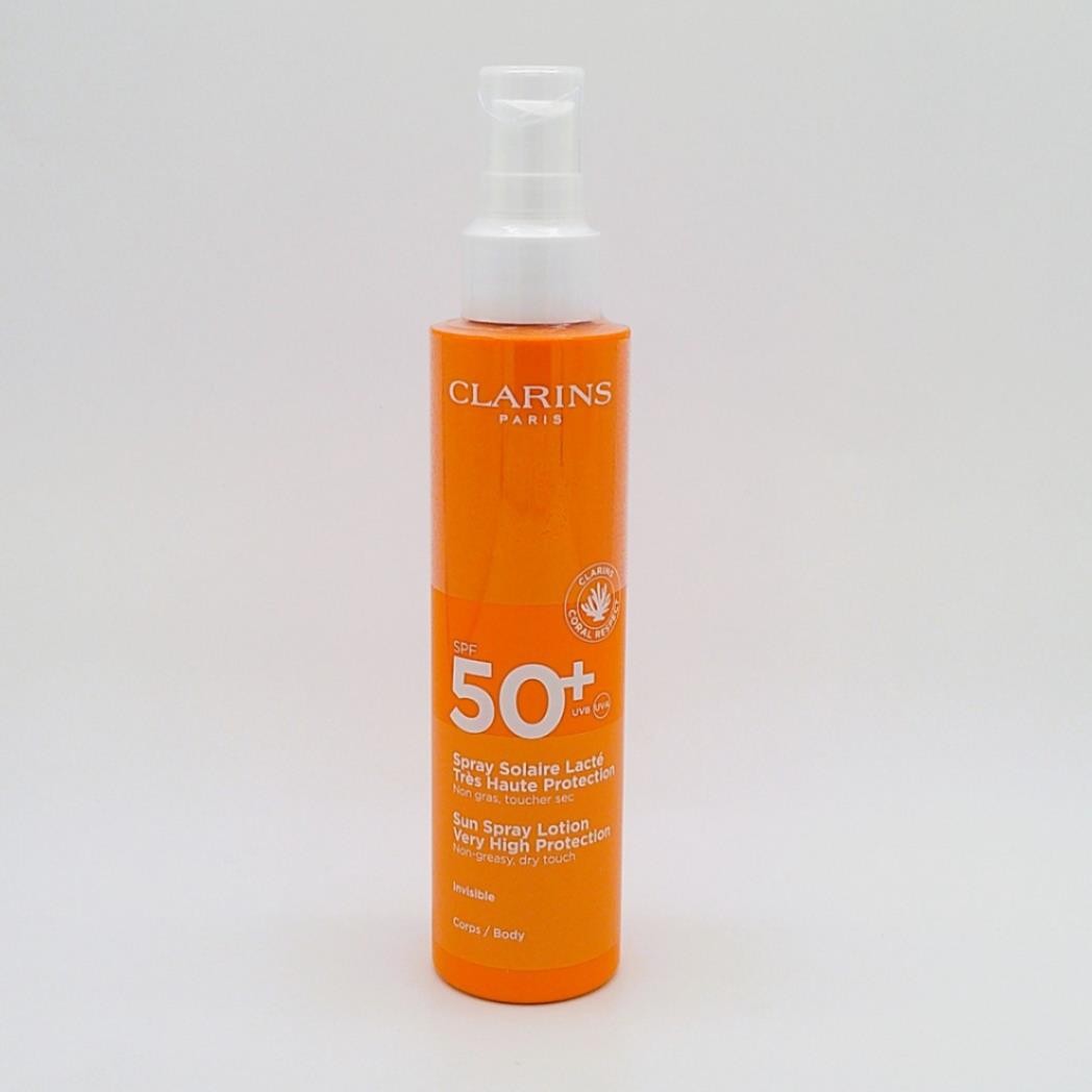 CLARINS 50SPF Sun Spray Lotion Very High Protection Body 5oz / 150ml *NEW*