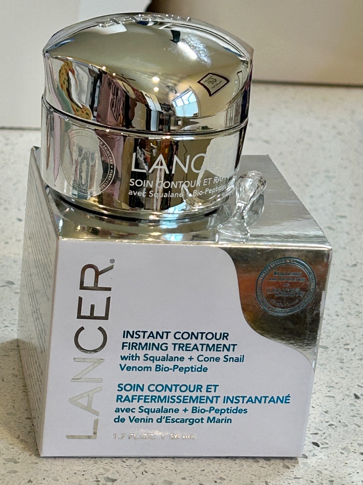 LANCER Instant Contour Firming Treatment w/Squalane & Snail Venom – 1.7 oz NEW