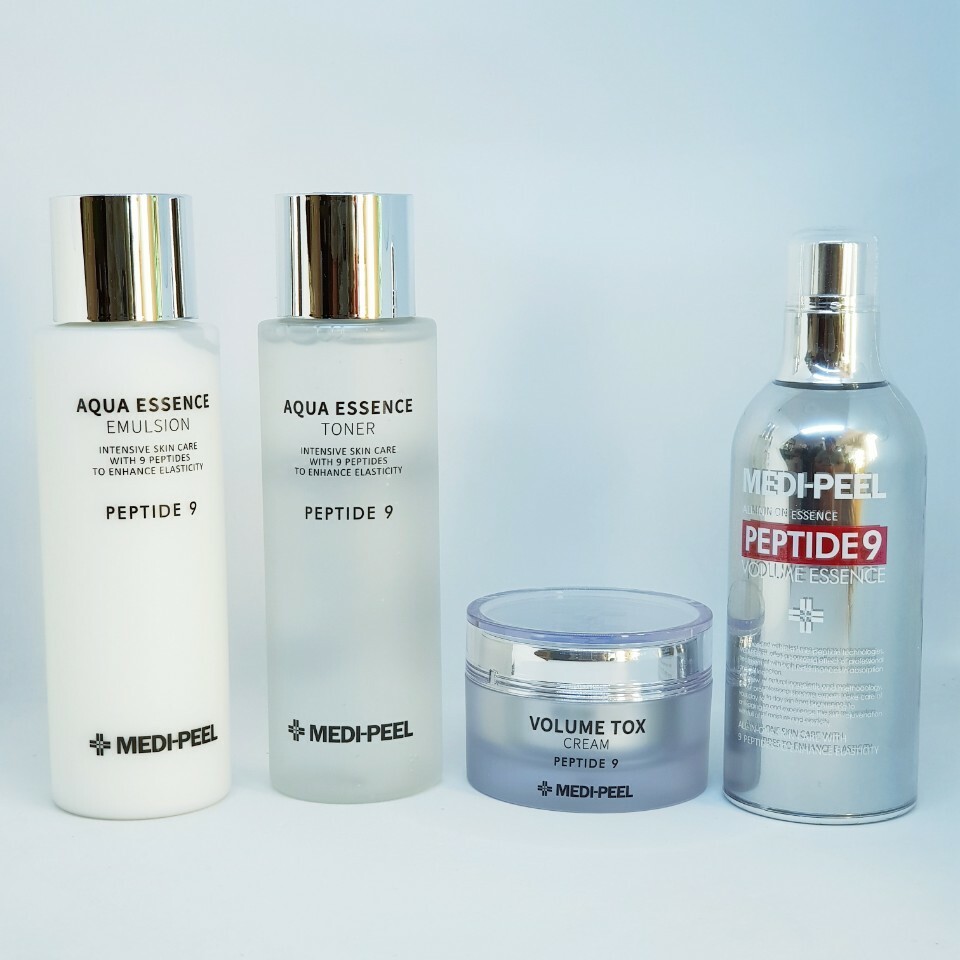 MEDI PEEL Peptide 9 Volume Base 3 Kinds Toner Emulsion Cream Essence K-Beauty