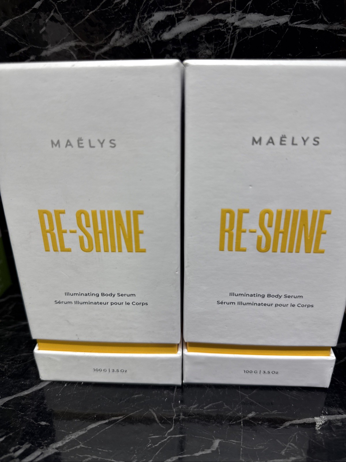 2x MAELYS RE-SHINE Illuminating Body Serum Body Serum 3.5 oz Free Shipping NEW
