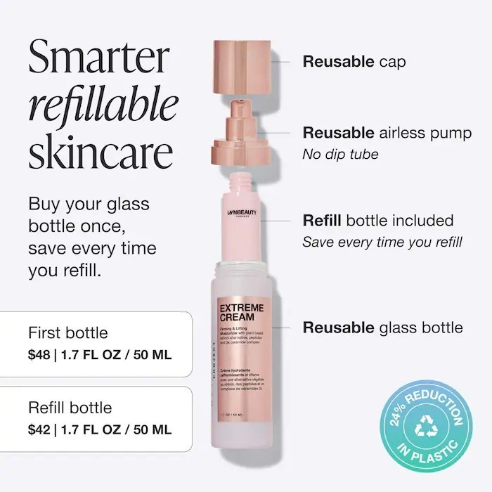 INNBEAUTY PROJECT Extreme Cream Anti-Aging, Firming, & Lifting Refillable Mois