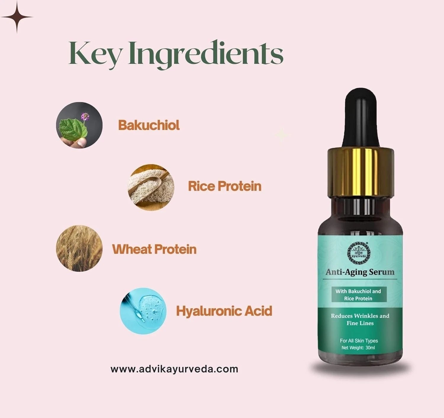 Advik Ayurveda Anti Aging Serum 30ml