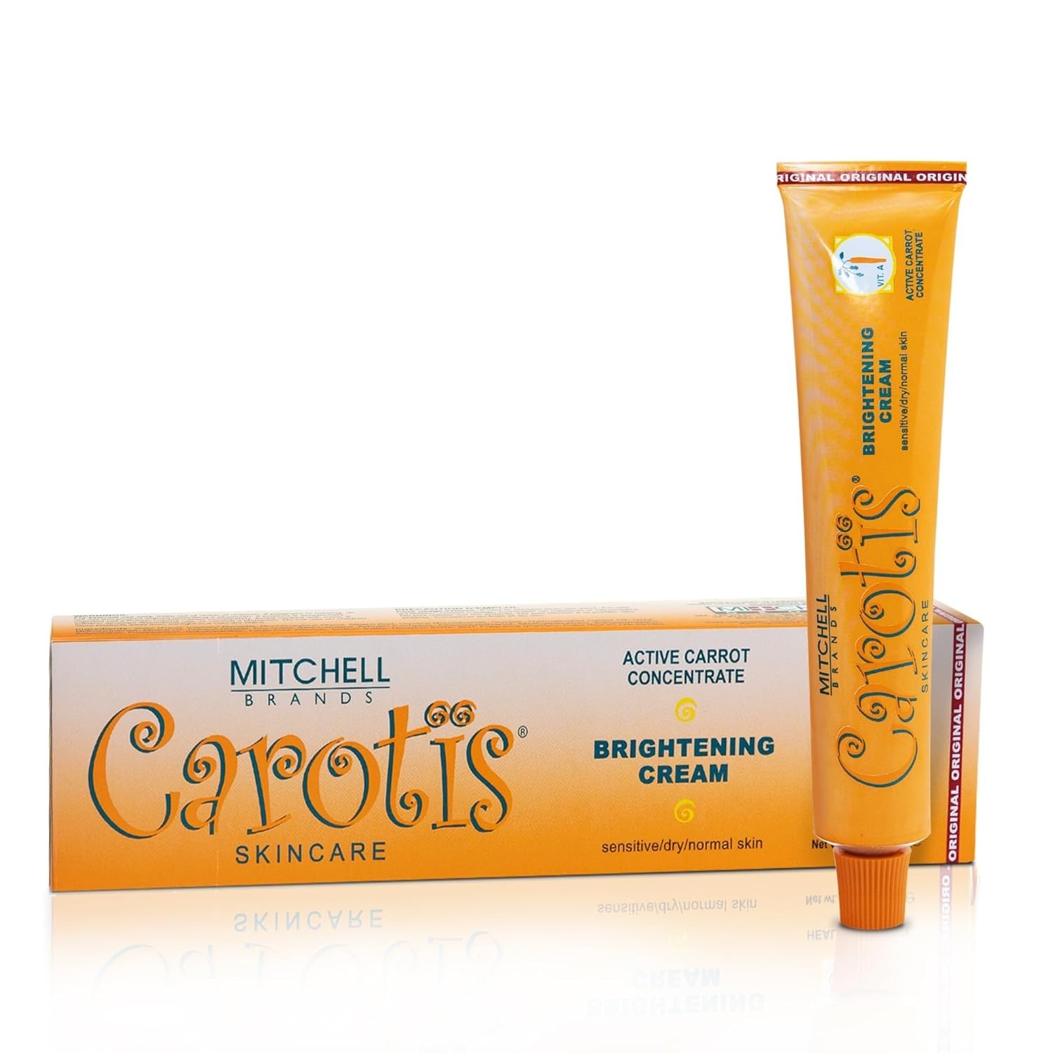 Carotis Skin Brightening Cream 1.7oz w/Carrot Oil, Arbutin & Shea Butter