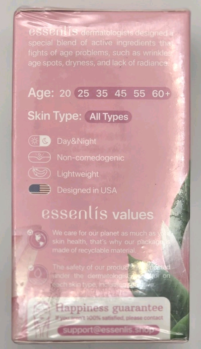 essenlis Neck & Decollete Firming Cream Anti-Wrinkle Retinol Collagen 1.7oz