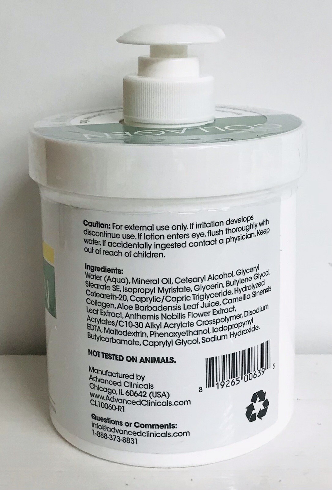 Collagen Skin Rescue Lotion – 16oz Spa Size