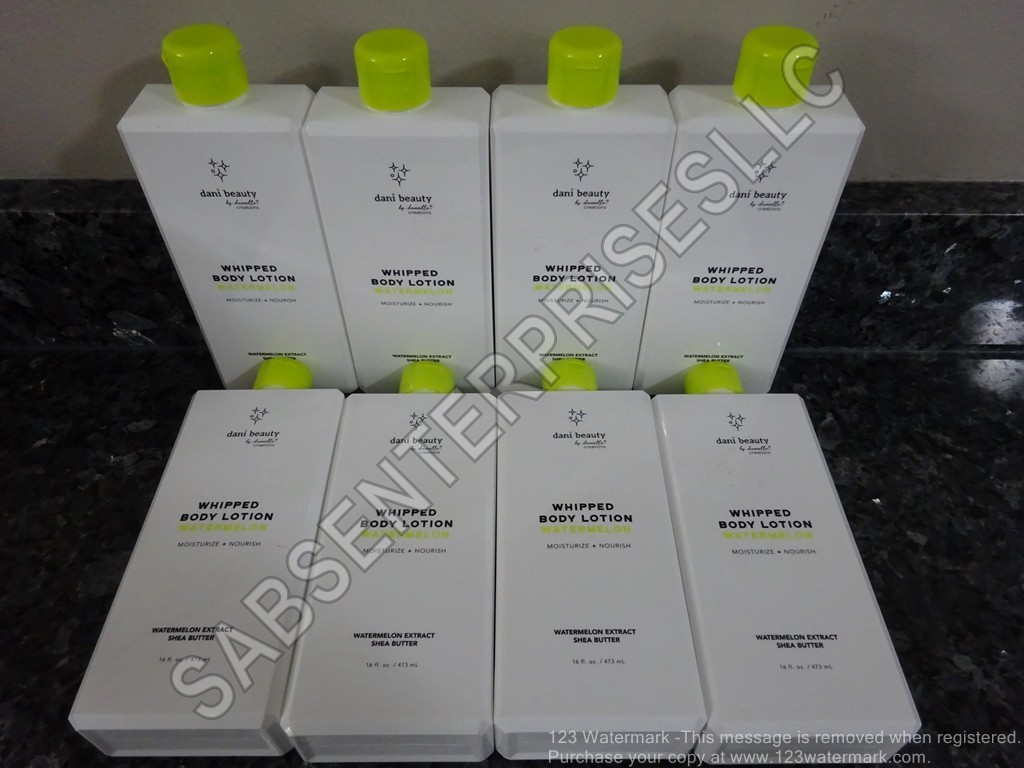 8 Dani Beauty WATERMELON Shea Butter Whipped Body Lotion Body Lotions 16 FL oz.