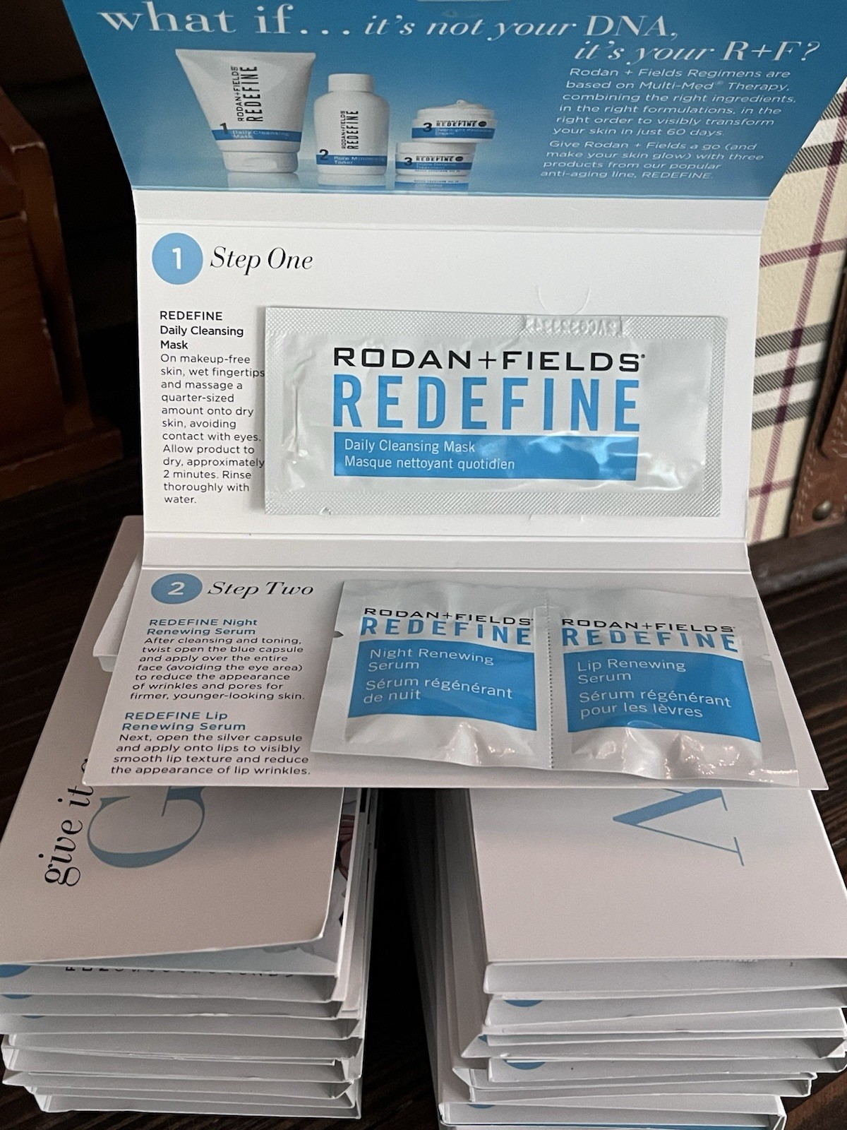 RODAN + FIELDS Give It A Glow Mask & Lip/Night Serum Capsules Packs : Lot of 19