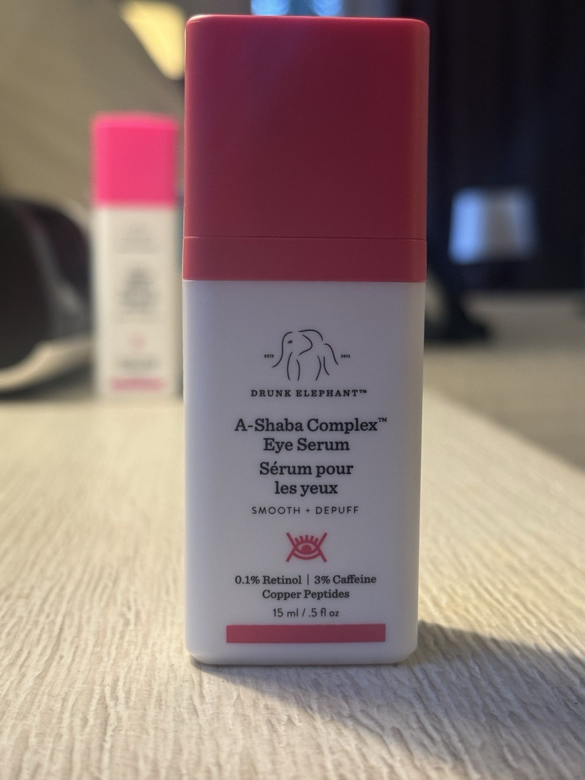 Drunk Elephant A-Shaba Complex Eye Serum -0.1% Retinol | 3% Caffeine 15ml/.5floz