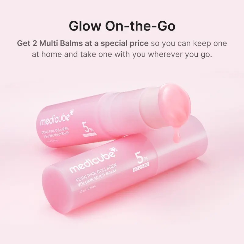 [MED ICUBE] PDRN Pink Collagen Volume Multi Balm – 10g