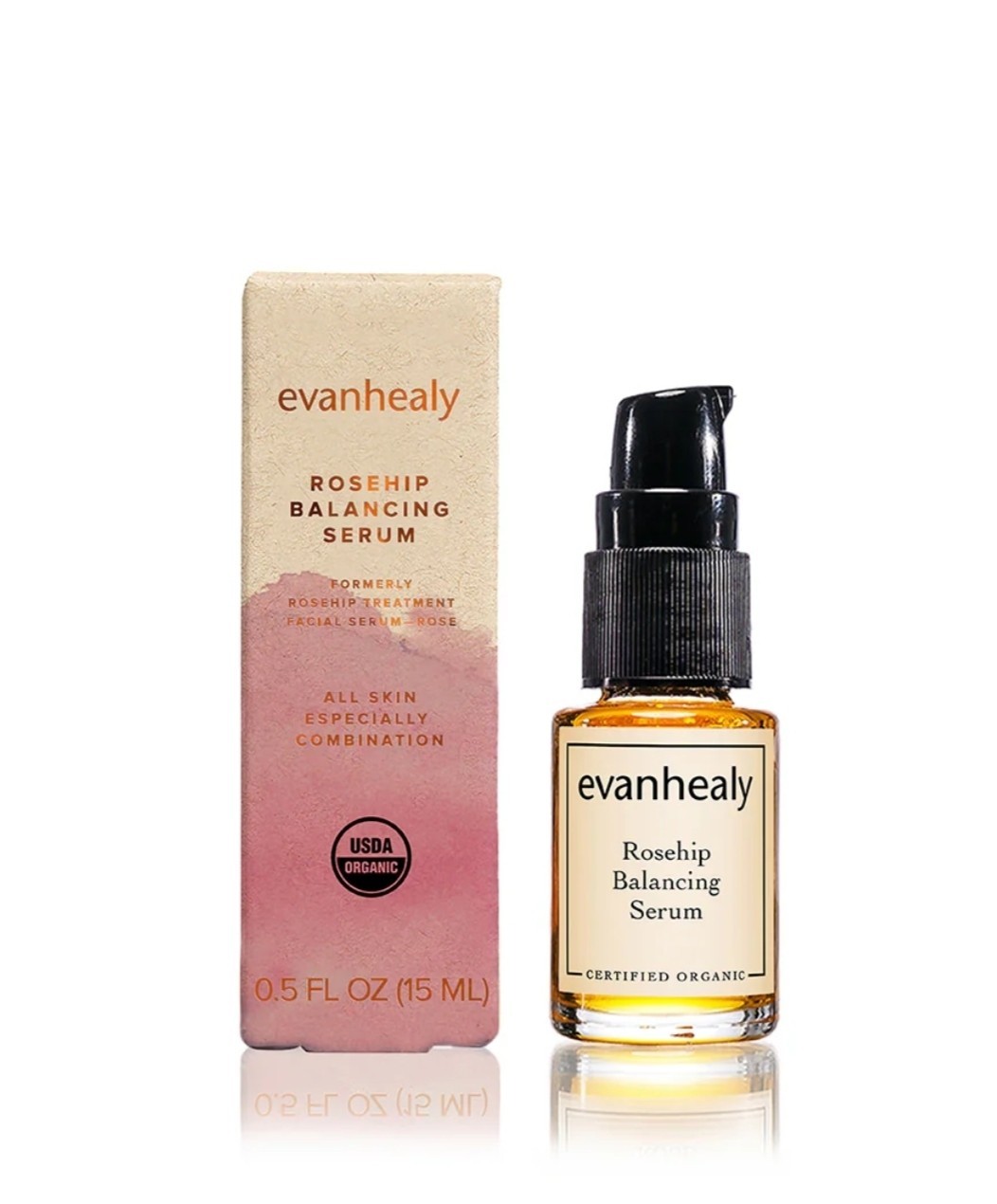 Evanhealy Rosehip Balancing Serum All Skin Type Combination 0.5 Fl Oz 15ml NEW!