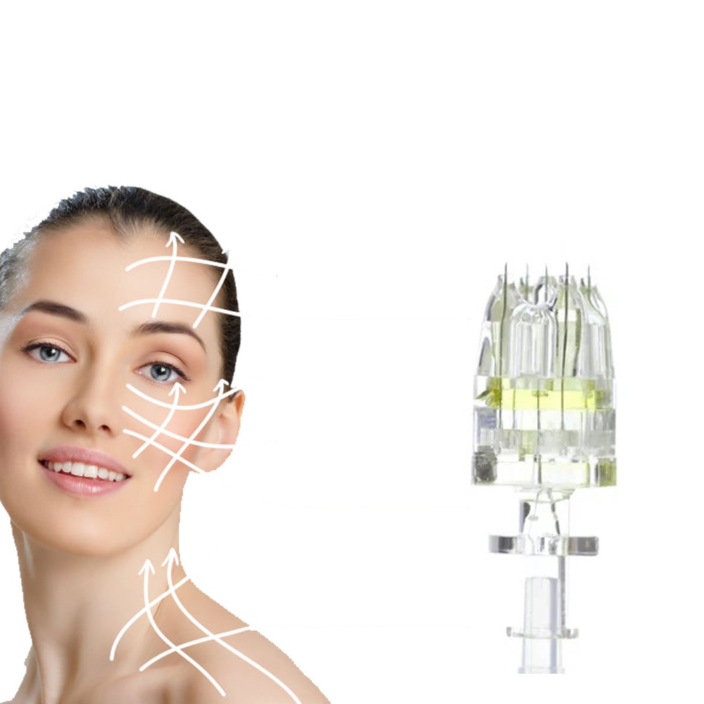 5-20Pcs 5 Pin Crystal Multi-Tip Replace Needle For Beauty Facial Skin Care Tool