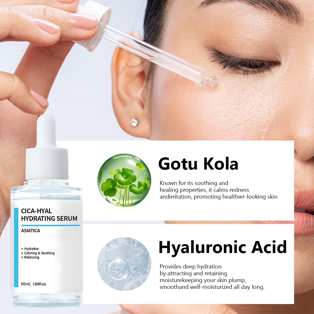 2PCS Hydration & Wrinkle Renewal Serum with Peptide Complex for Youthful Skin
