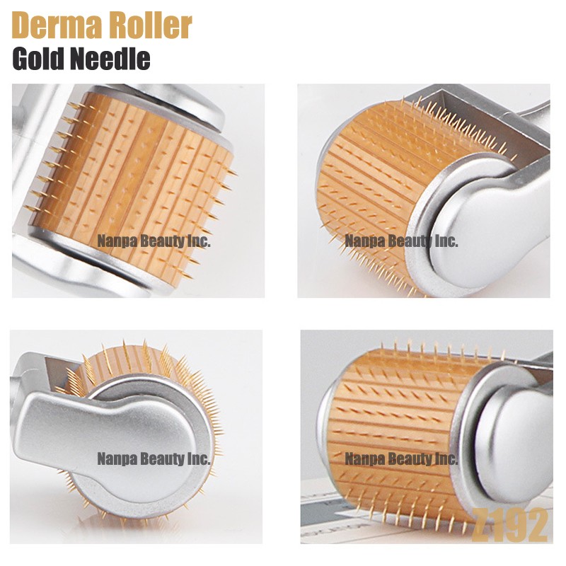 (192 Pins）Titanium Derma Roller For Scars, Stretch Marks Micro Derma Skin Roller