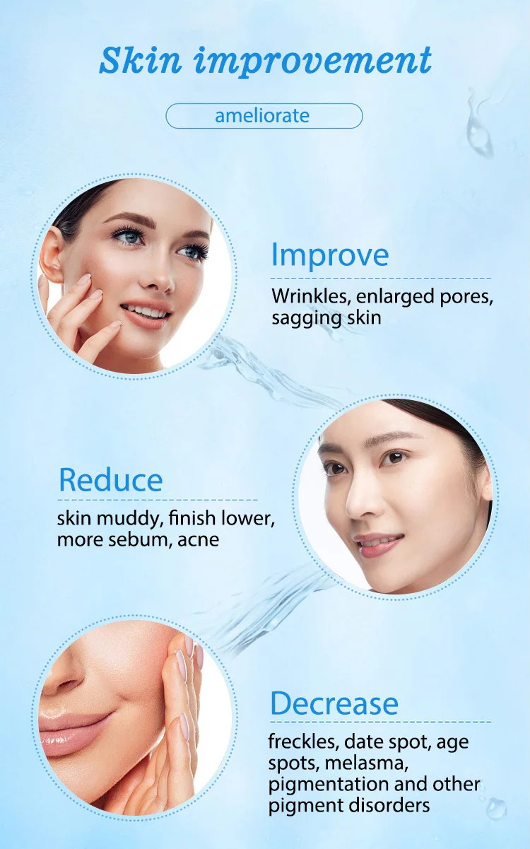 5-20Pcs 5 Pin Crystal Multi-Tip Replace Needle For Beauty Facial Skin Care Tool