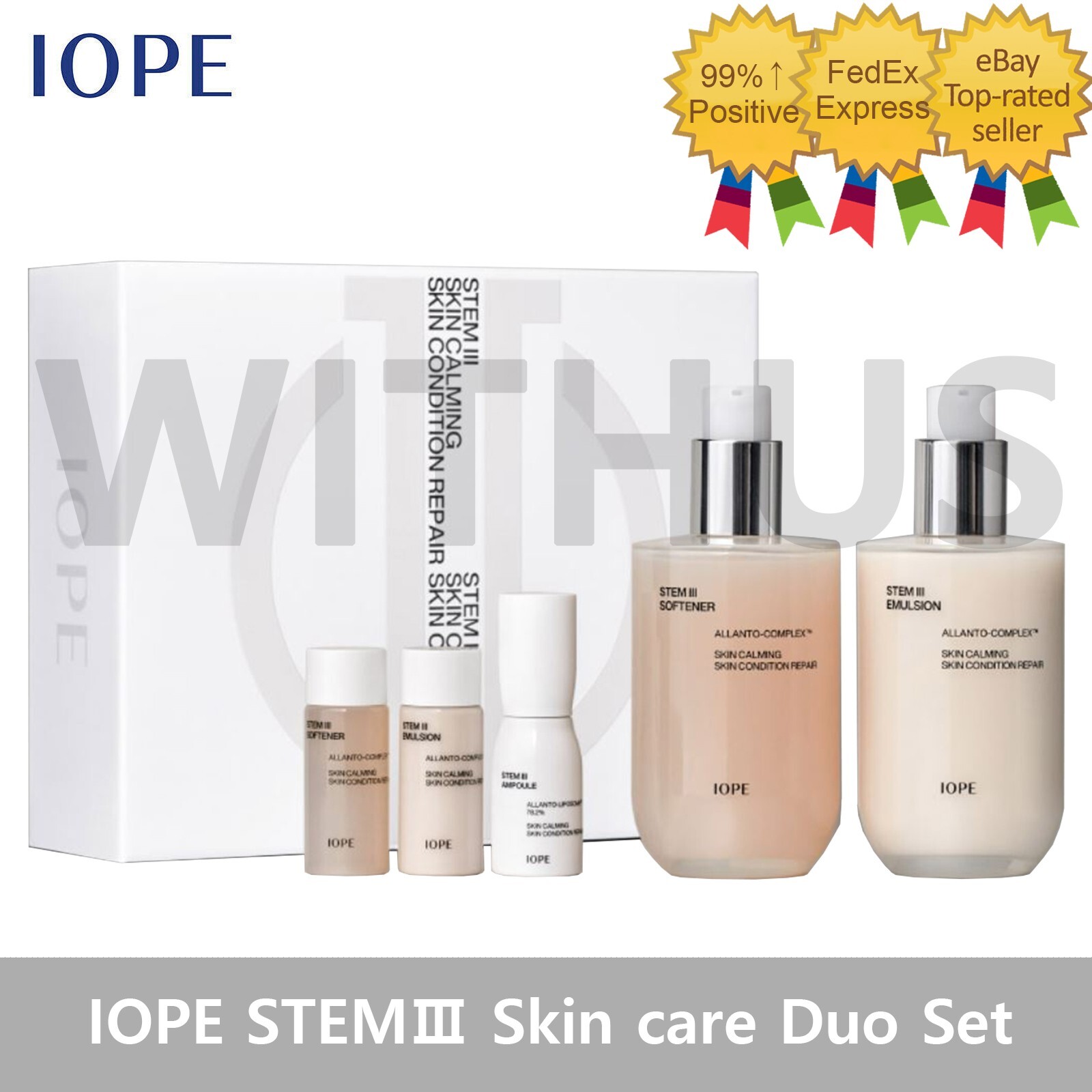 IOPE STEMⅢ Skin care Duo Set Anti-aging Lifting Special Gift Set STEM3 -Tracking