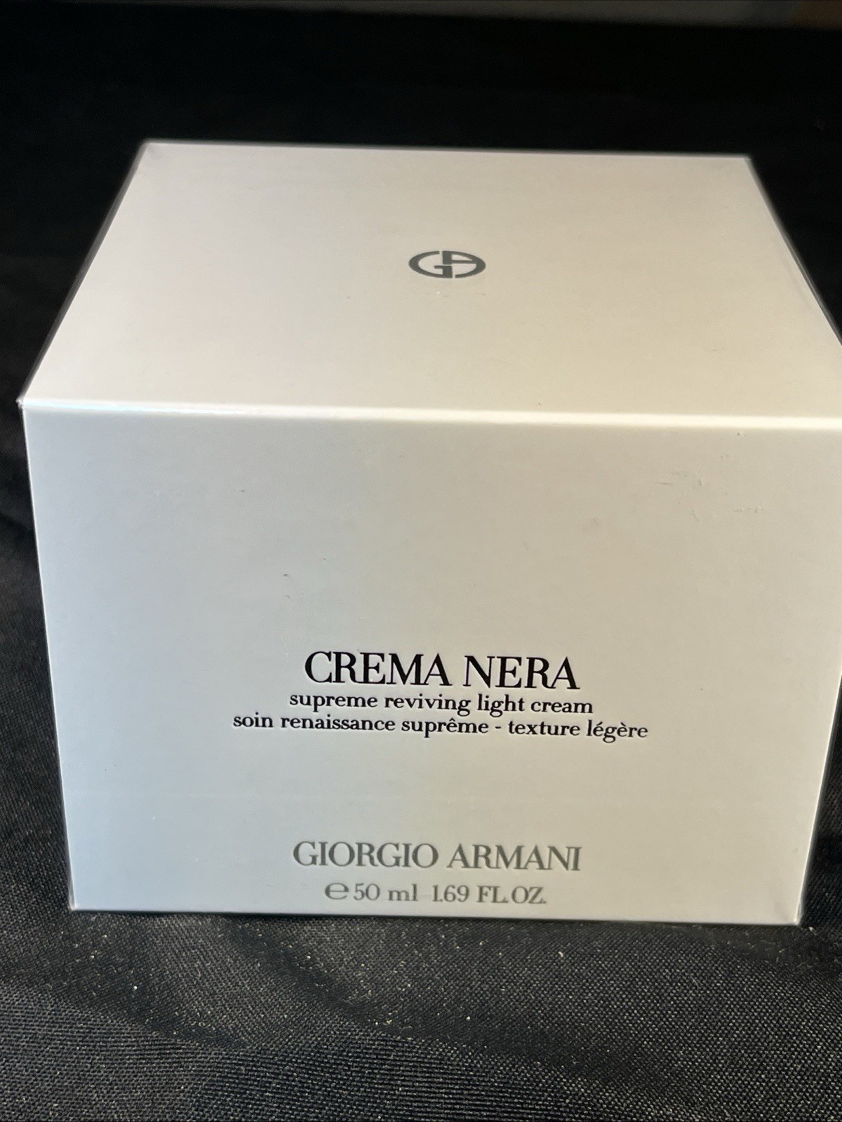 Giorgio Armani Crema Nera Supreme Reviving Cream 1.69 oz/50 ml NIB
