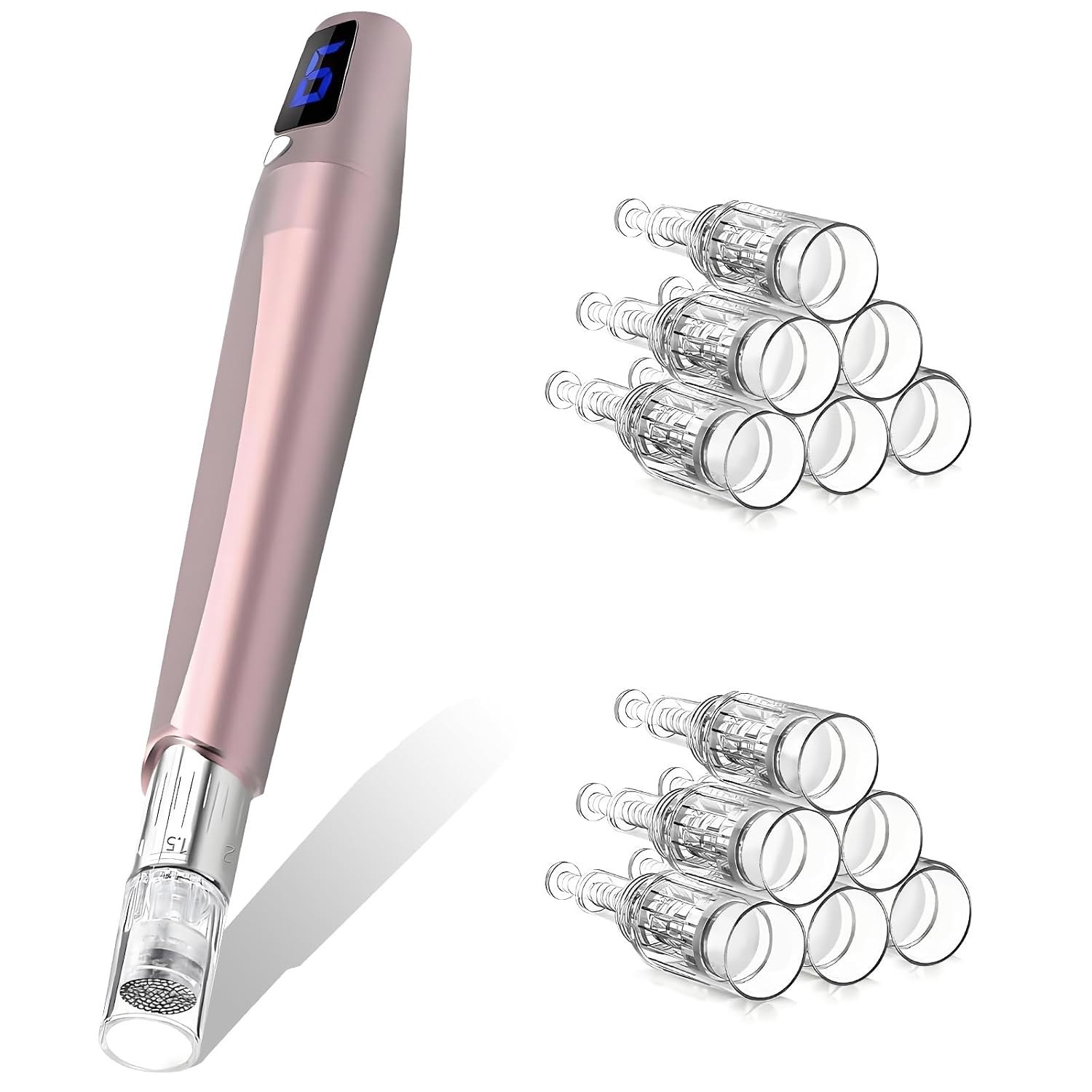 Portable 0.25mm Microneedle Roller Pen – Effortless Skincare Anytime, Anywhere