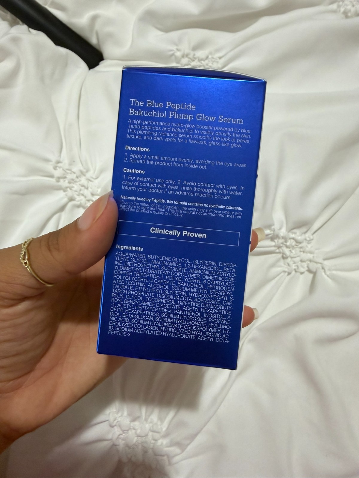 COSRX Blue Peptide Bakuchiol Plump Glow Serum 1.69oz Anti-Aging