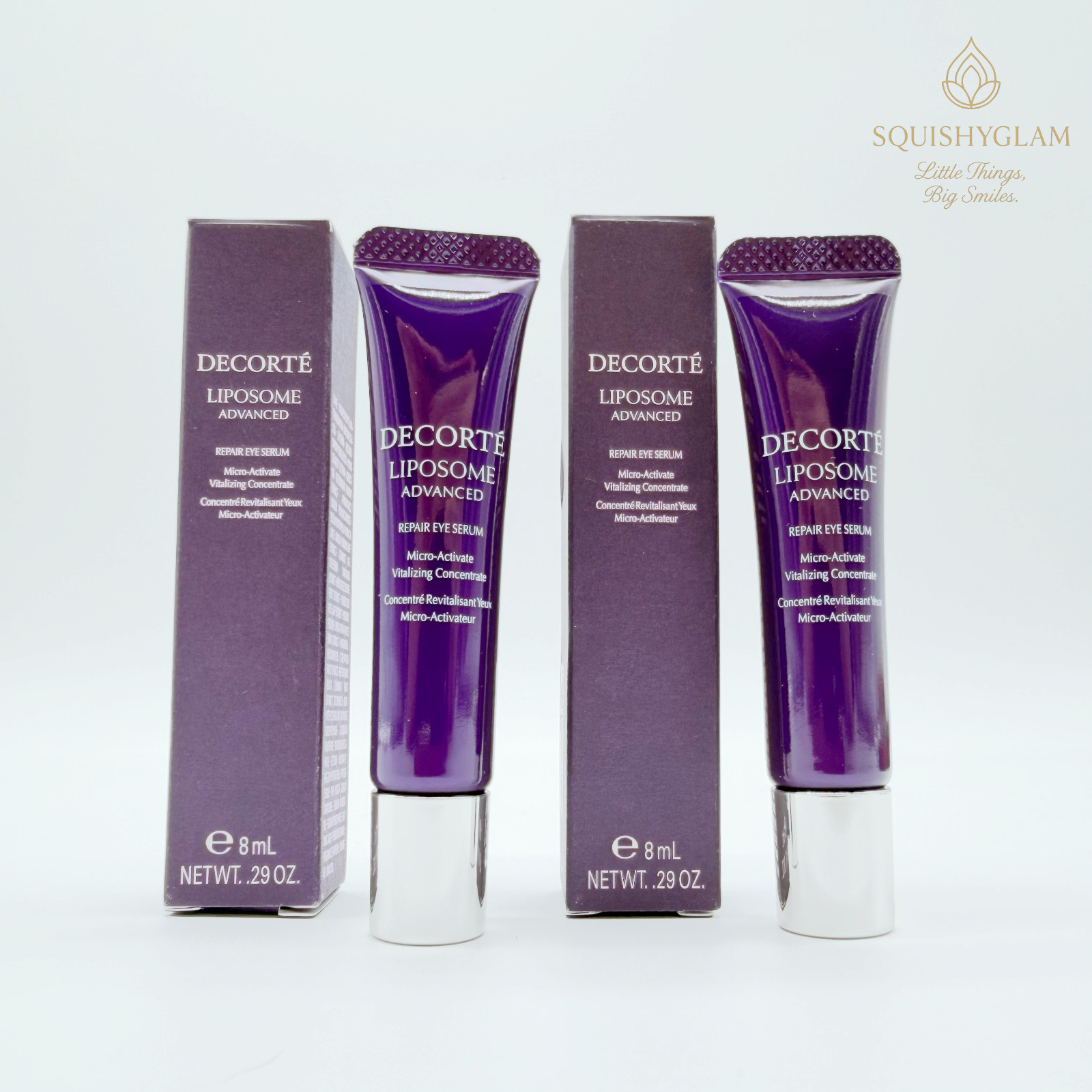 2X DECORTE Liposome Advanced Repair EYE Serum 8ml 0.29oz/each NIB
