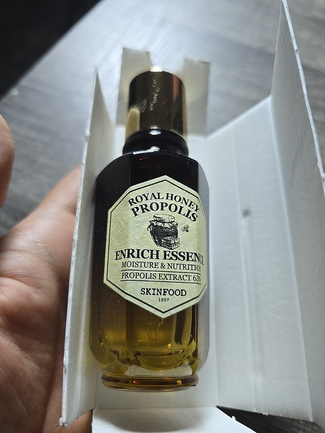 LOT OF 3 Royal Honey Propolis. Enrich Essence Skinfood 50ml EXP 04/2026