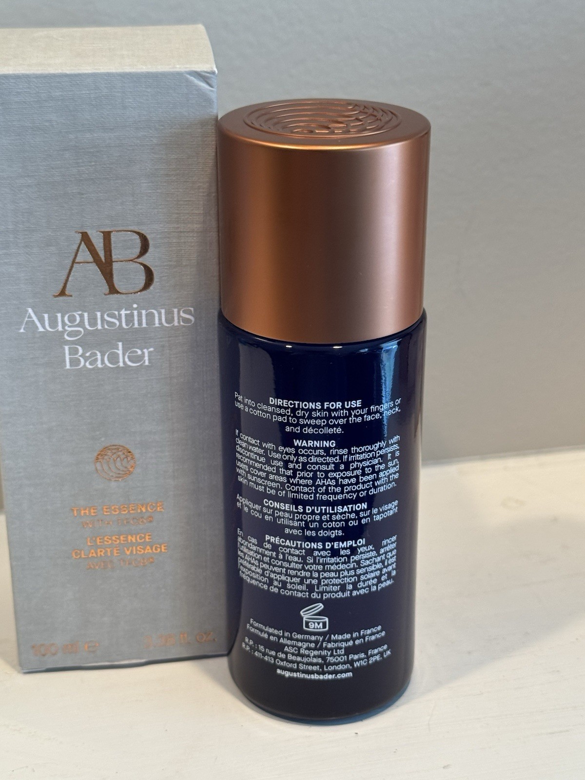 AUGUSTINUS BADER THE ESSENCE W/ TFC8 (100 ml/ 3.38 oz) New Open Box