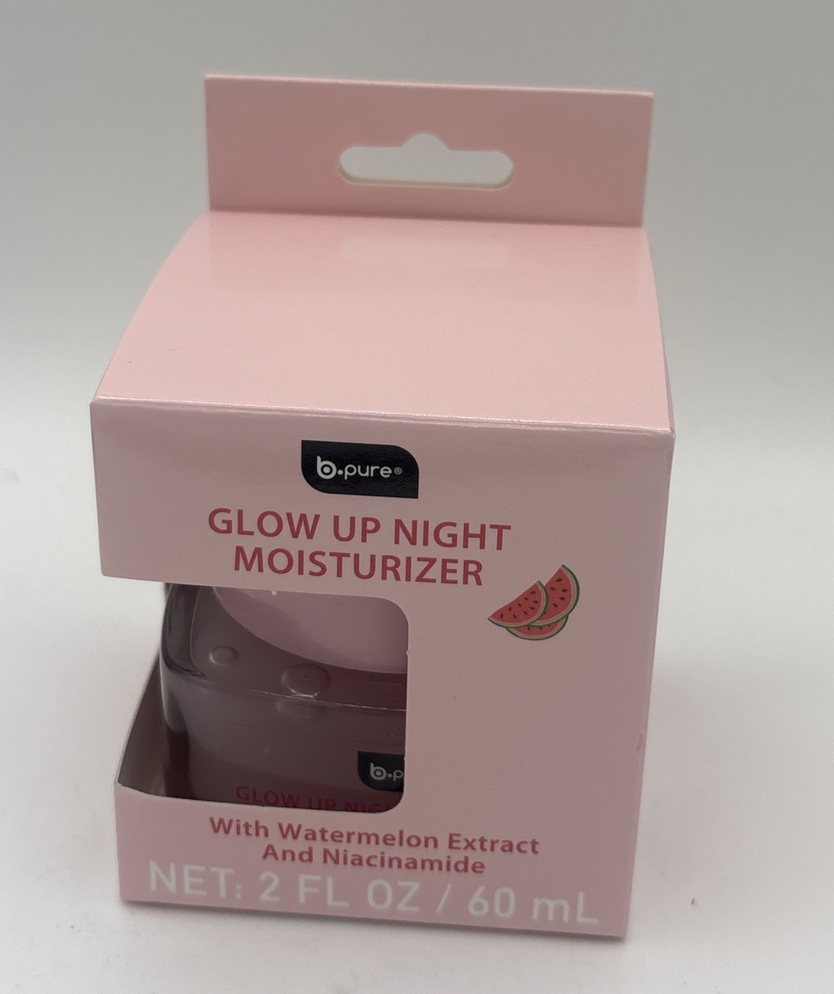 NIB B Pure Glow Up Recipe Set Of 3 Watermelon Toner, Serum, Moisturizer