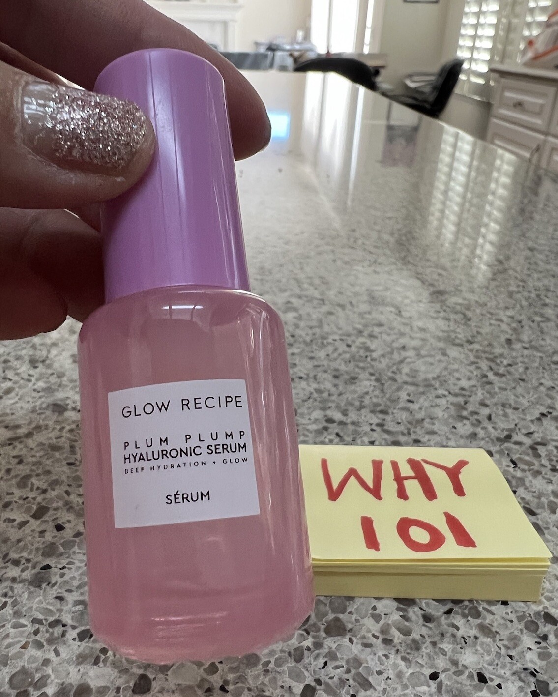 GLOW RECIPE Plum Plump Hyaluronic Serum HYDRATION GLOW .34oz/10mL Deluxe SIZE