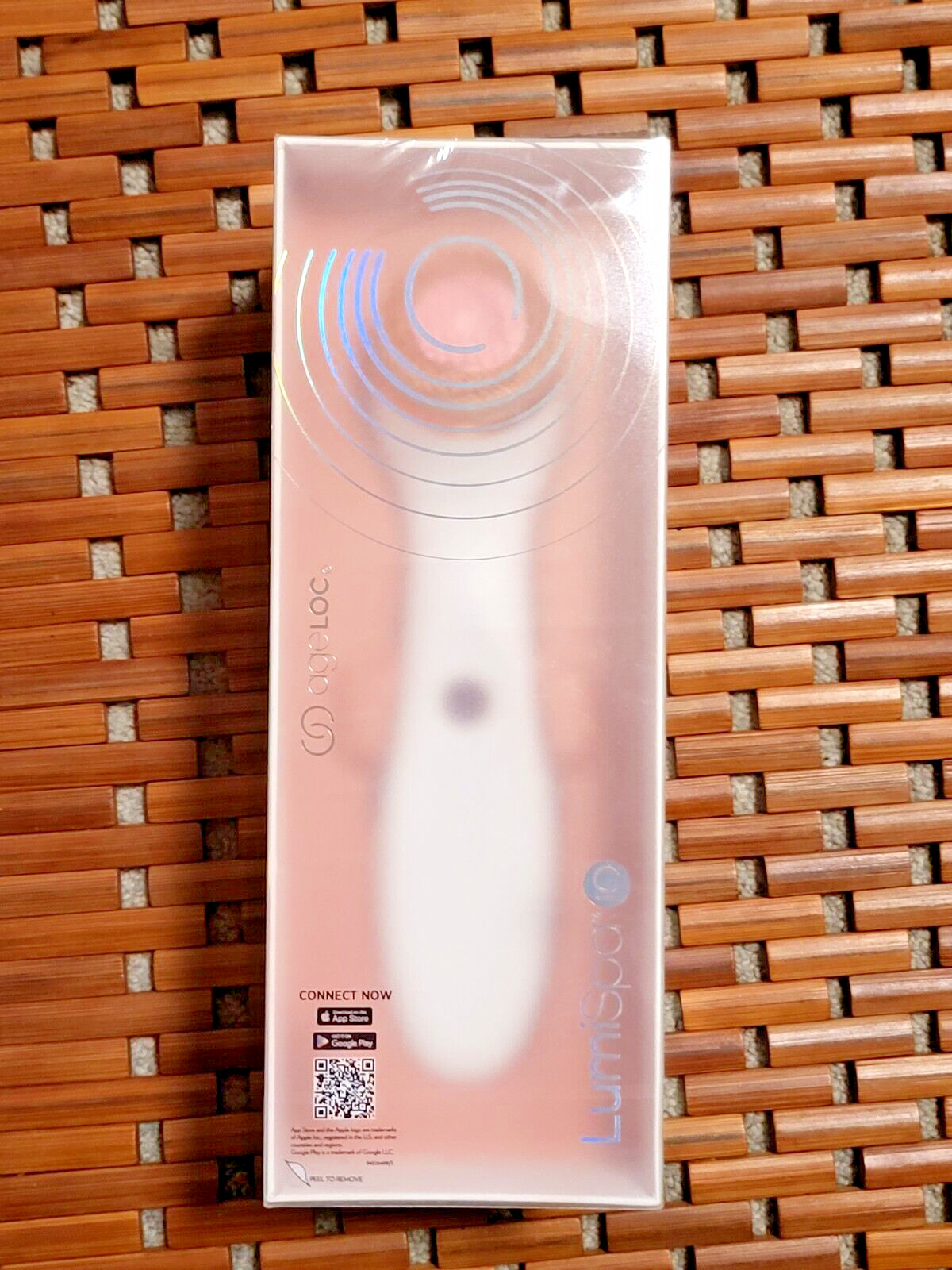 NU SKIN Lumispa IO Rose Gold Device with Magnetic Charger and Head – New –