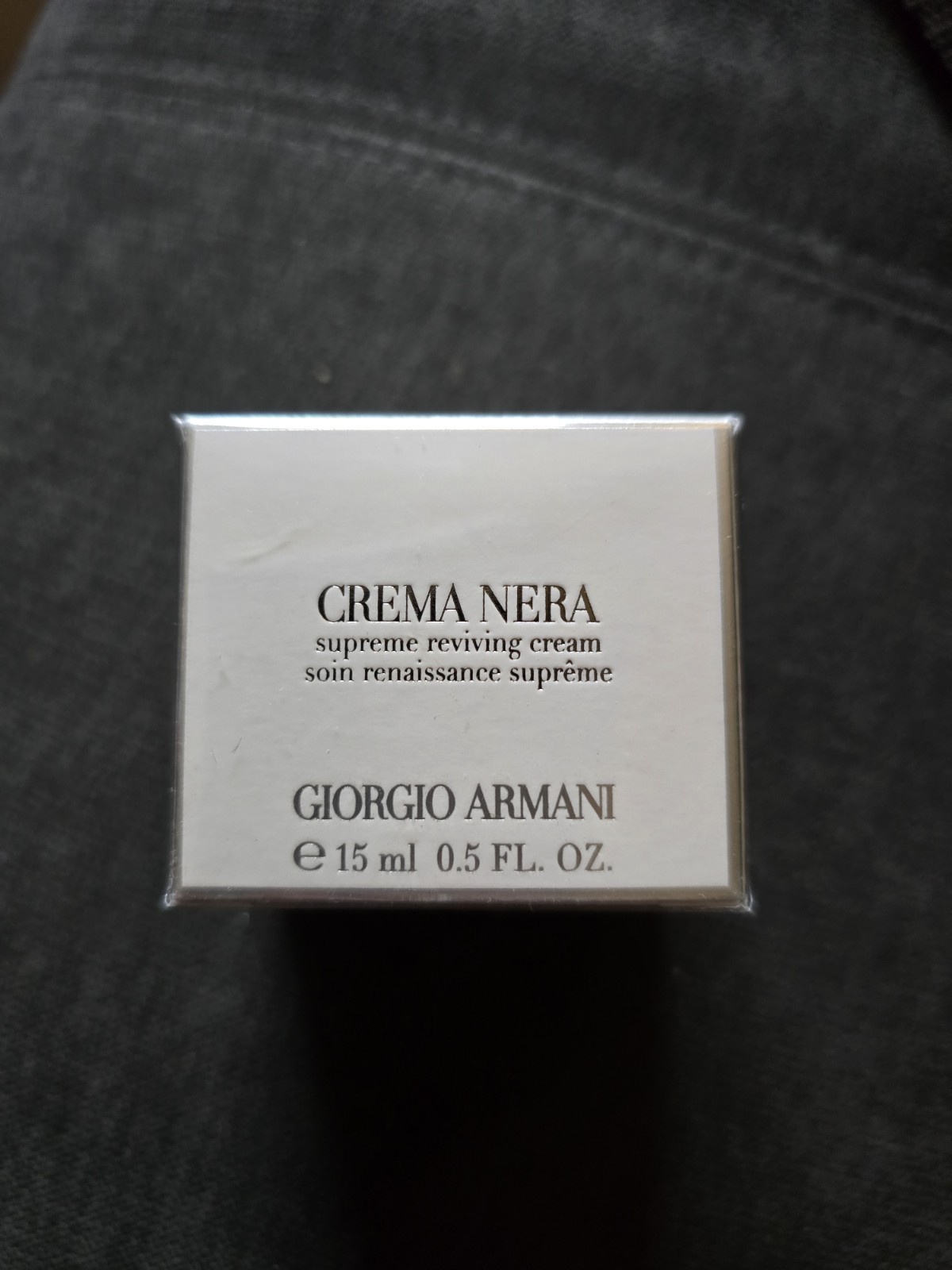 Giorgio Armani Crema Nera Supreme Reviving Cream 15ml / 0.5oz NEW & SEALED