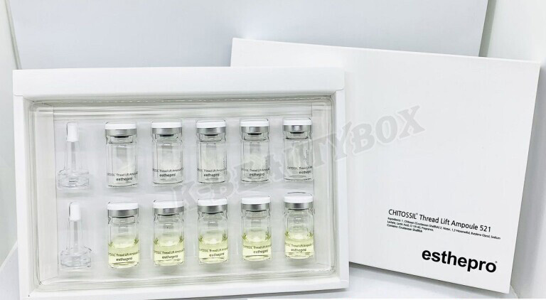 ESTHEPRO Chitossil Thread Power Lifting Ampoule Set Best Anti-Aging Home Care