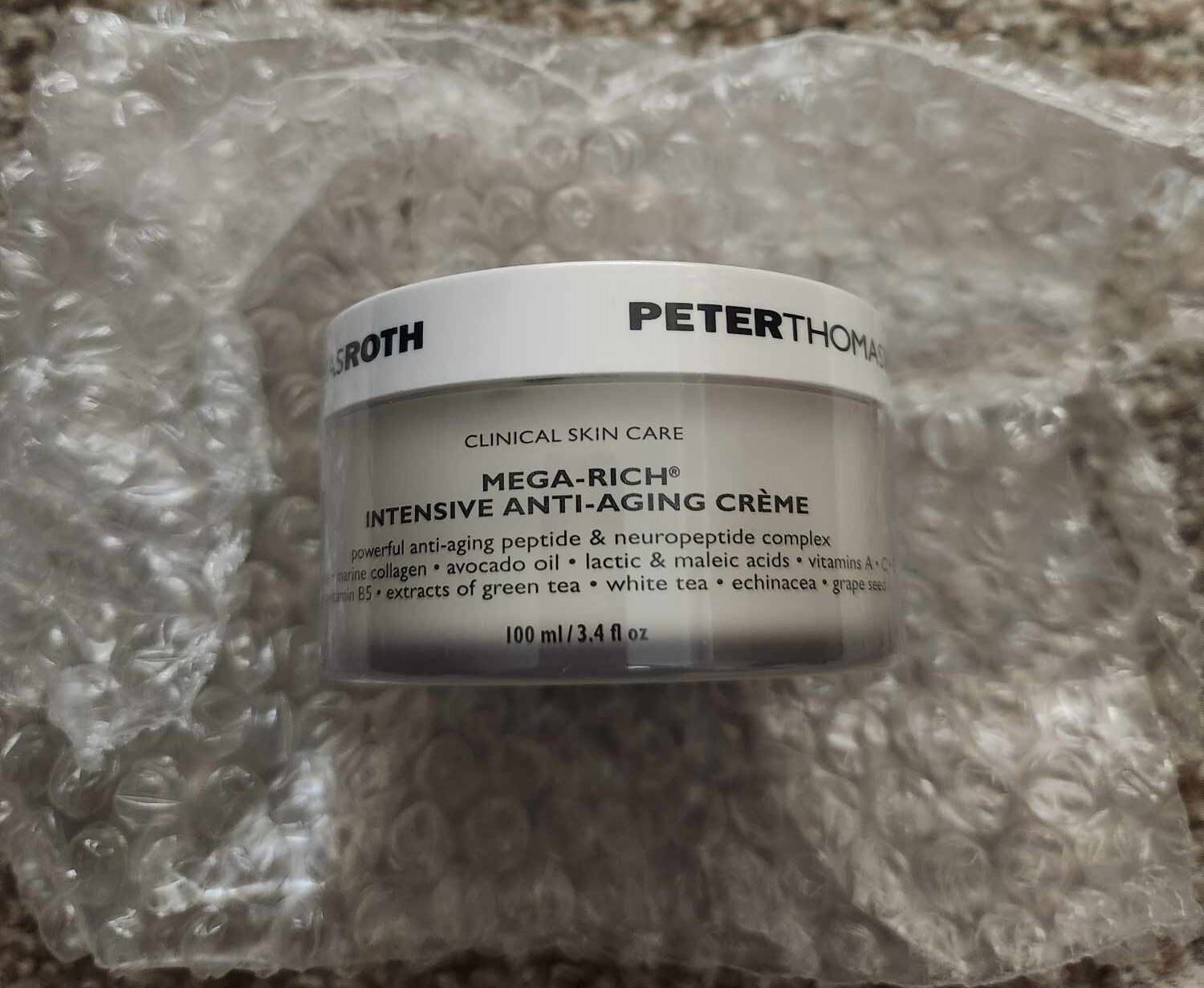 PETER THOMAS ROTH MEGA RICH INTENSIVE ANTIAGING CELLULAR CREME SUPER SIZE 3.4 oz