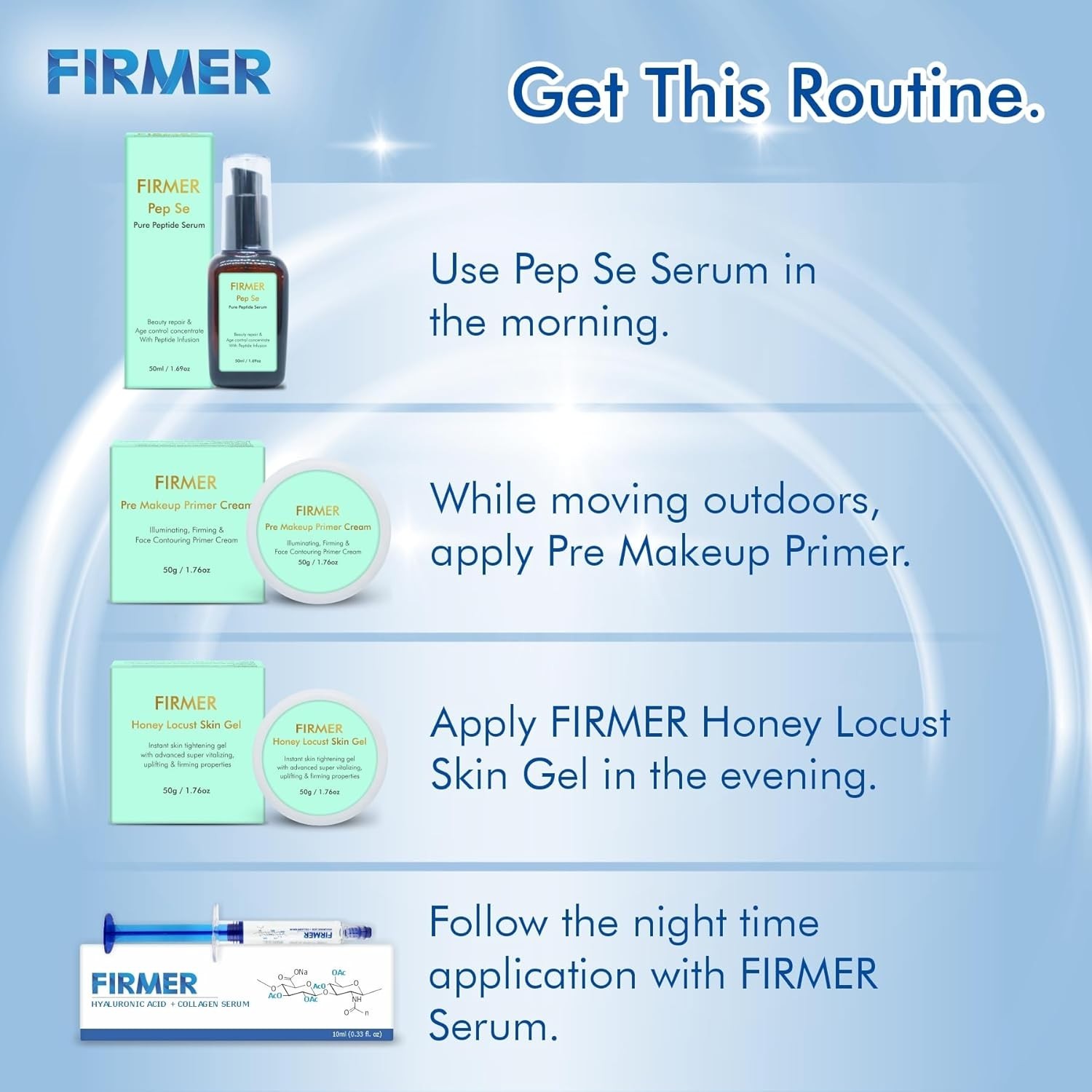 Firmer Hyaluronic Acid Anti-Aging Face Serum – 10 ml