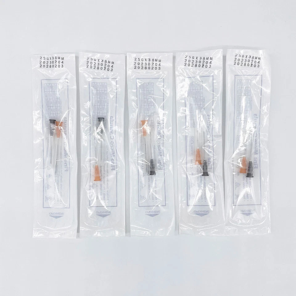 Sterile Package Disposable 18G-30G Cannula with Puncture Blunt Tips Components