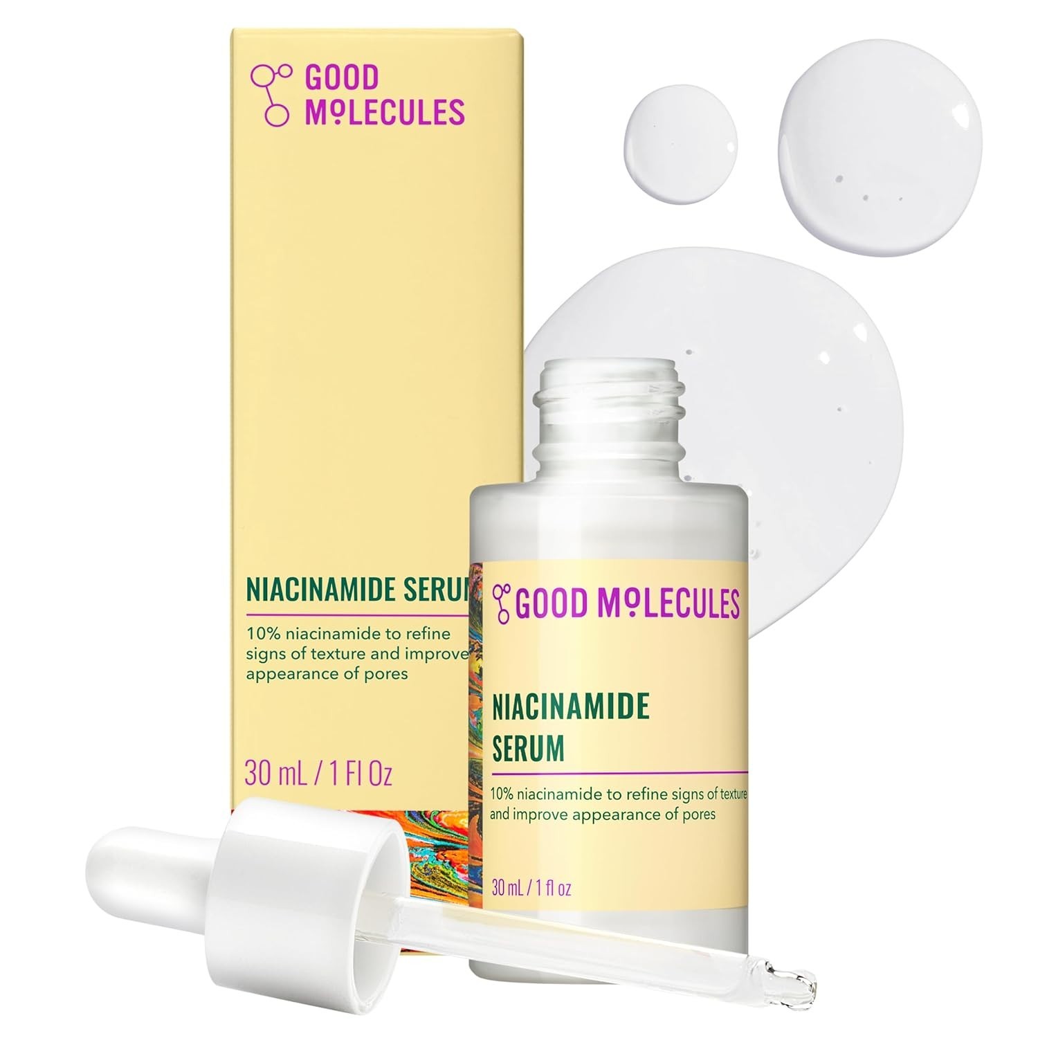 Good Molecules Niacinamide Serum – 10% Niacinamide to Target Blemishes