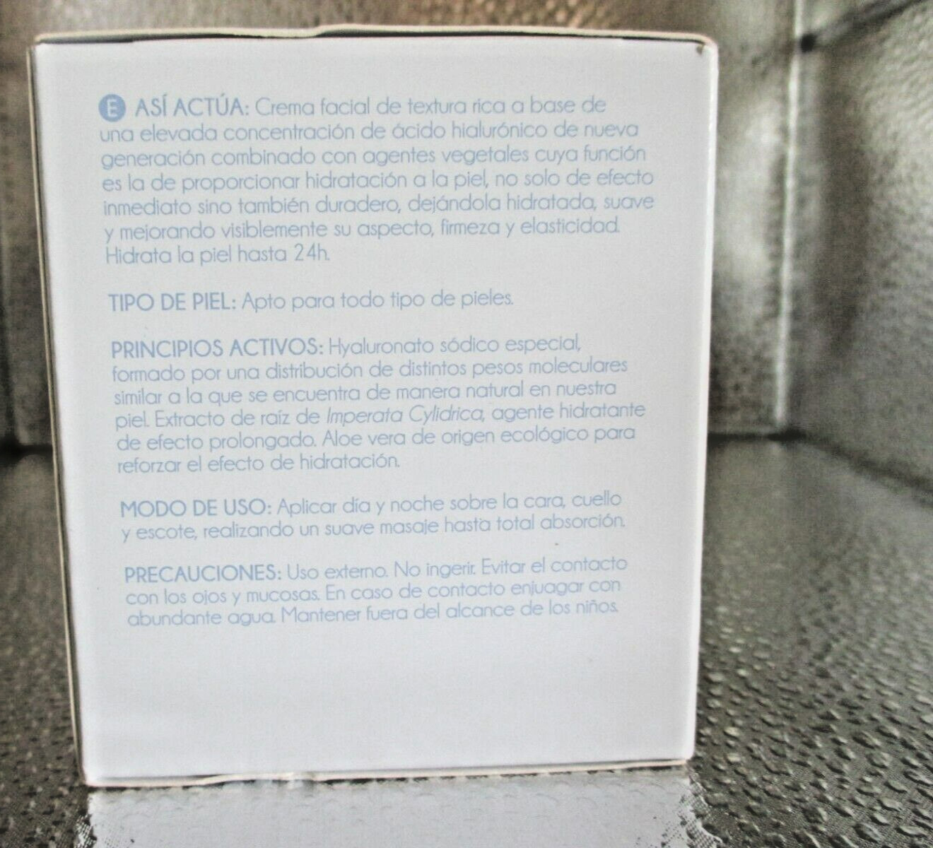 HIDRATA 24 H Cream Daily Use 50ml Brand DELIPLUS Made in SPAIN