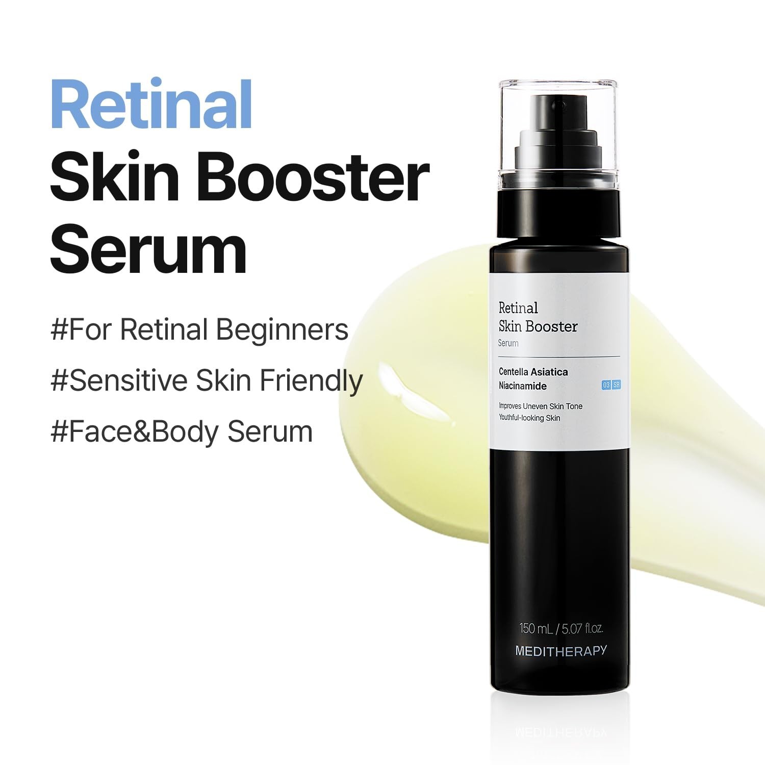 Retinal Skin Booster Serum Anti-Aging Facial Serum Fine Lines Niacinamide