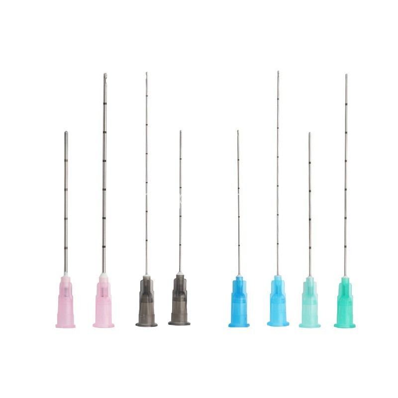 Professioanl Sterile Micro Cannula Featuring Good for Facial Skin Care Treatment