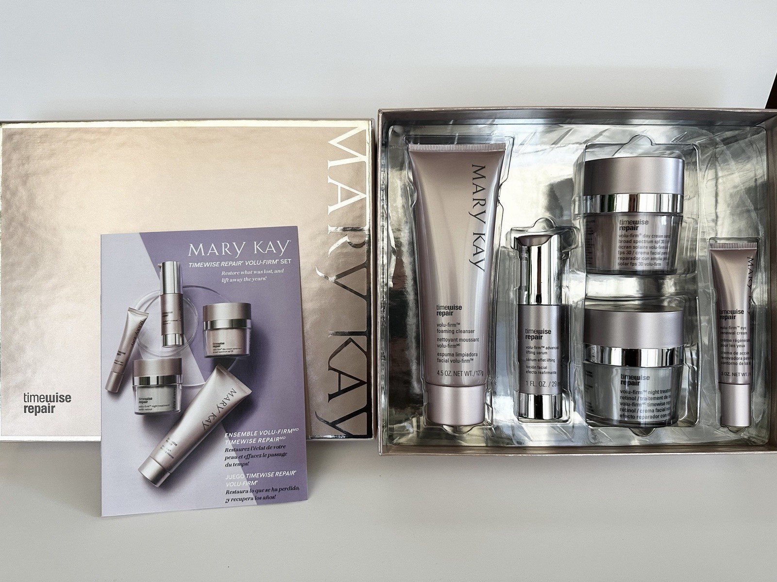 Mary Kay TimeWise Repair Volu-Firm Full Size 5 Piece Set EXP 10 2025 NIB