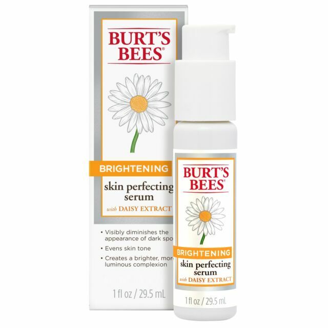 Burt’s Bees BRIGHTENING DARK SPOT Corrector – 1.0 fl oz Evens Skin Daisy Extract