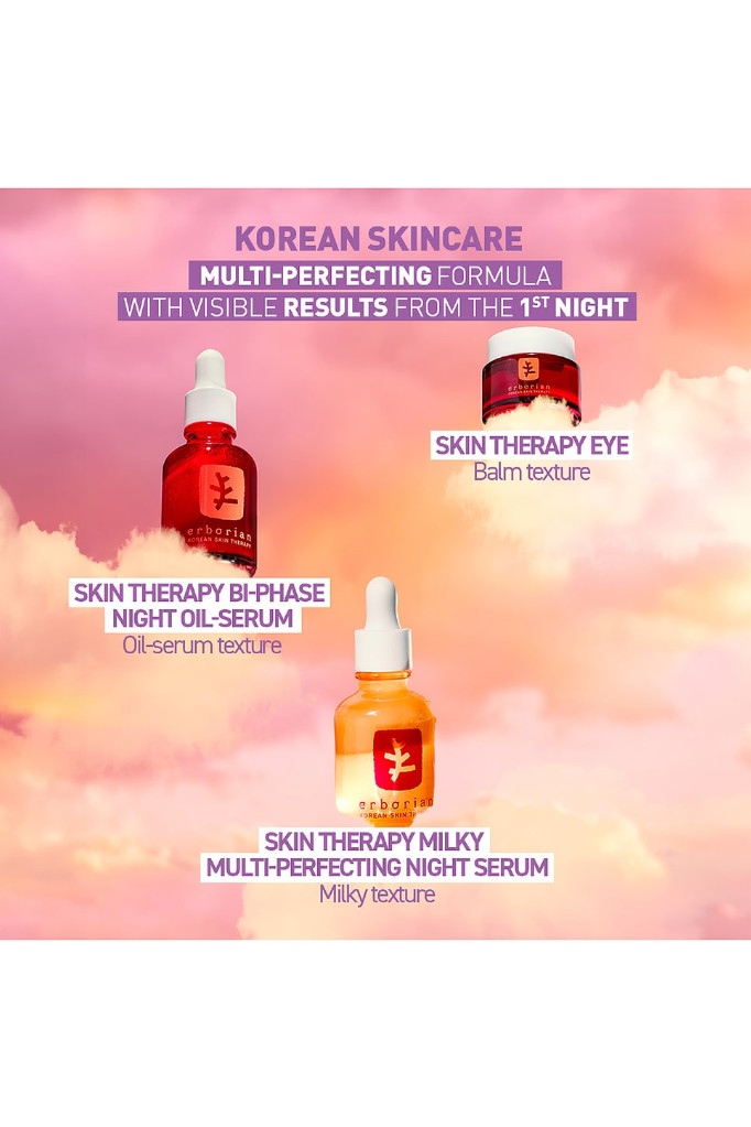 NWT erborian Skin Therapy Milky Multi-perfecting Night Serum
