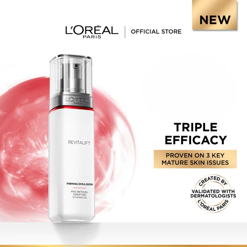 L’Oréal Paris 50ml Revitalift Advanced Anti-Wrinkle Firming Emulsion for Radiant