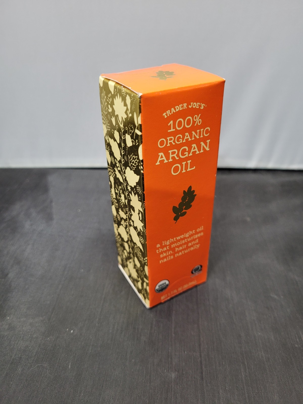 TRADER JOE’S 100% ORGANIC ARGAN OIL 1.7 Oz Nourish Skin Hair Nails Naturally NEW