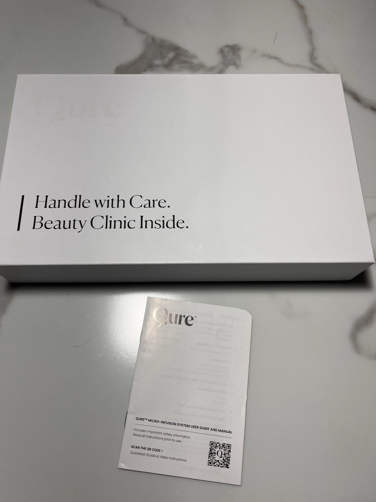 Qure Skincare Micro-Infusion Facial System 2 Month Bundle Dark Spots NEW