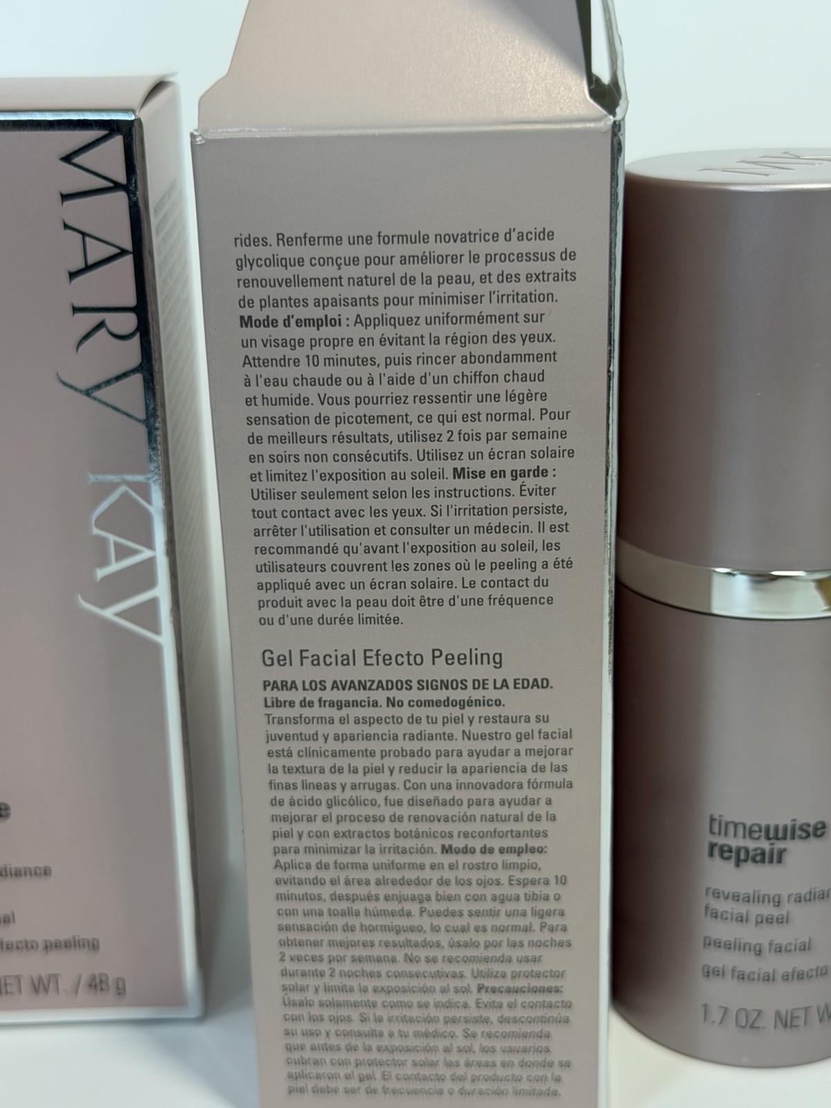 Lot of 5 NEW Mary Kay Timewise Repair Revealing Radiance Facial Peel 1.7 oz