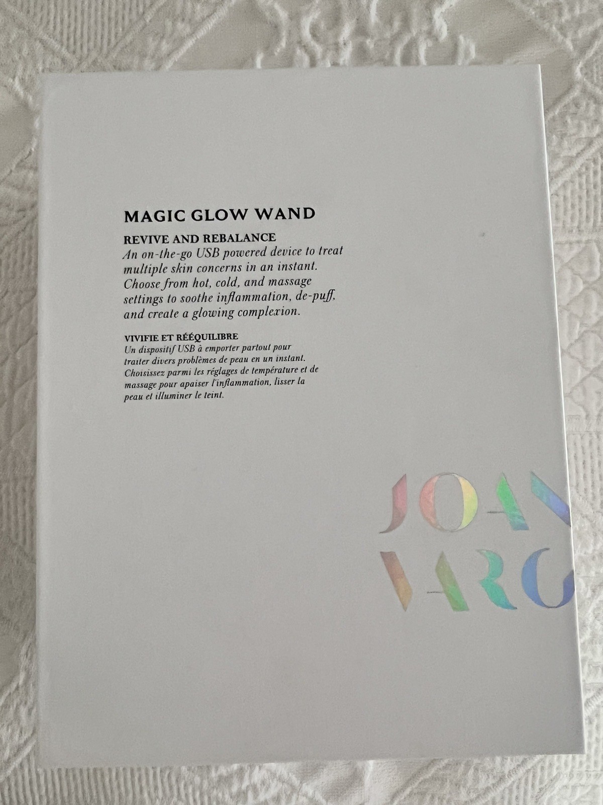 Joanna Vargas Magic Glow Wand Facial Tool $75 NEW In Box Spa
