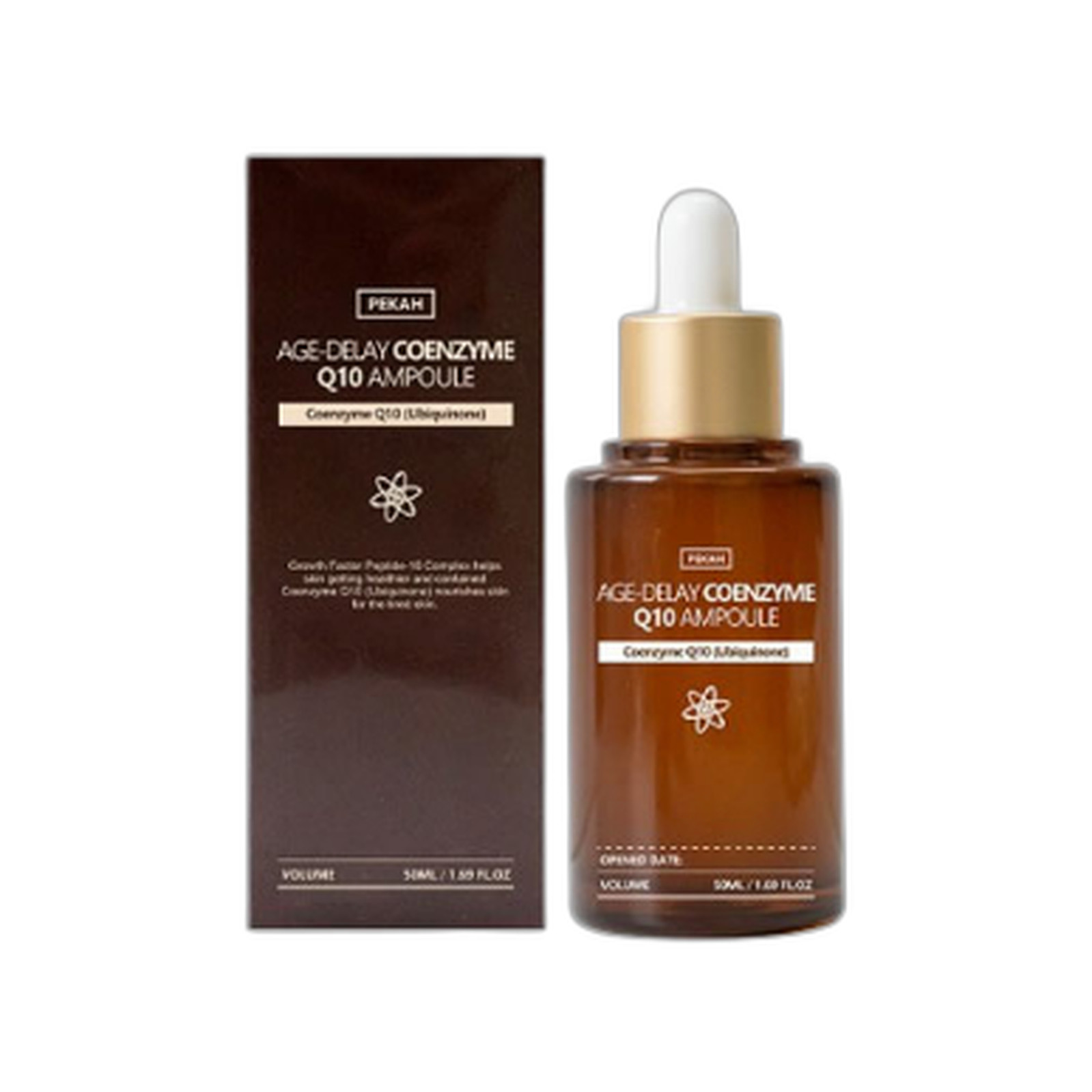 PEKAH Age-Delay Coenzyme Q10 Ampoule 50ml Anti-Aging Peptide Serum Korean