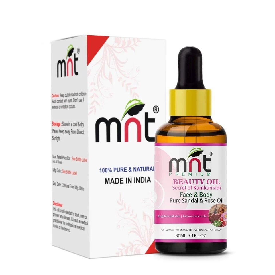 Mnt Kumkumadi Beauty Oil For Brightens Skin 30ml