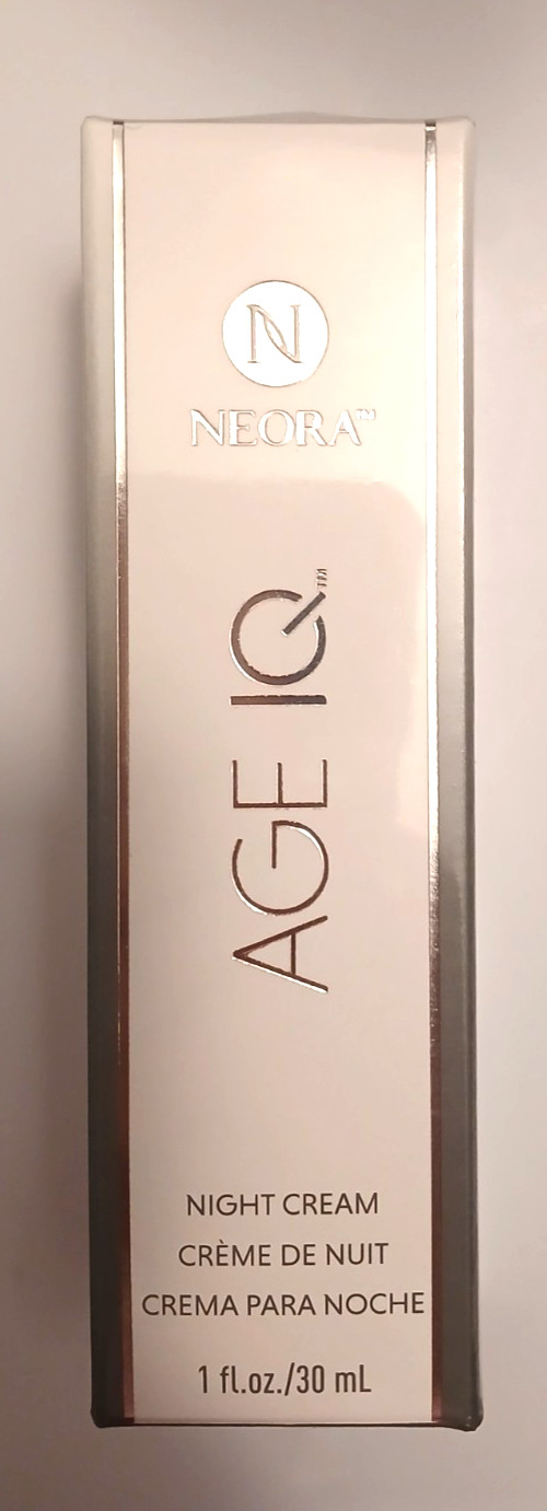 Neora Age IQ Night Cream Full Size New In Box In Packaging