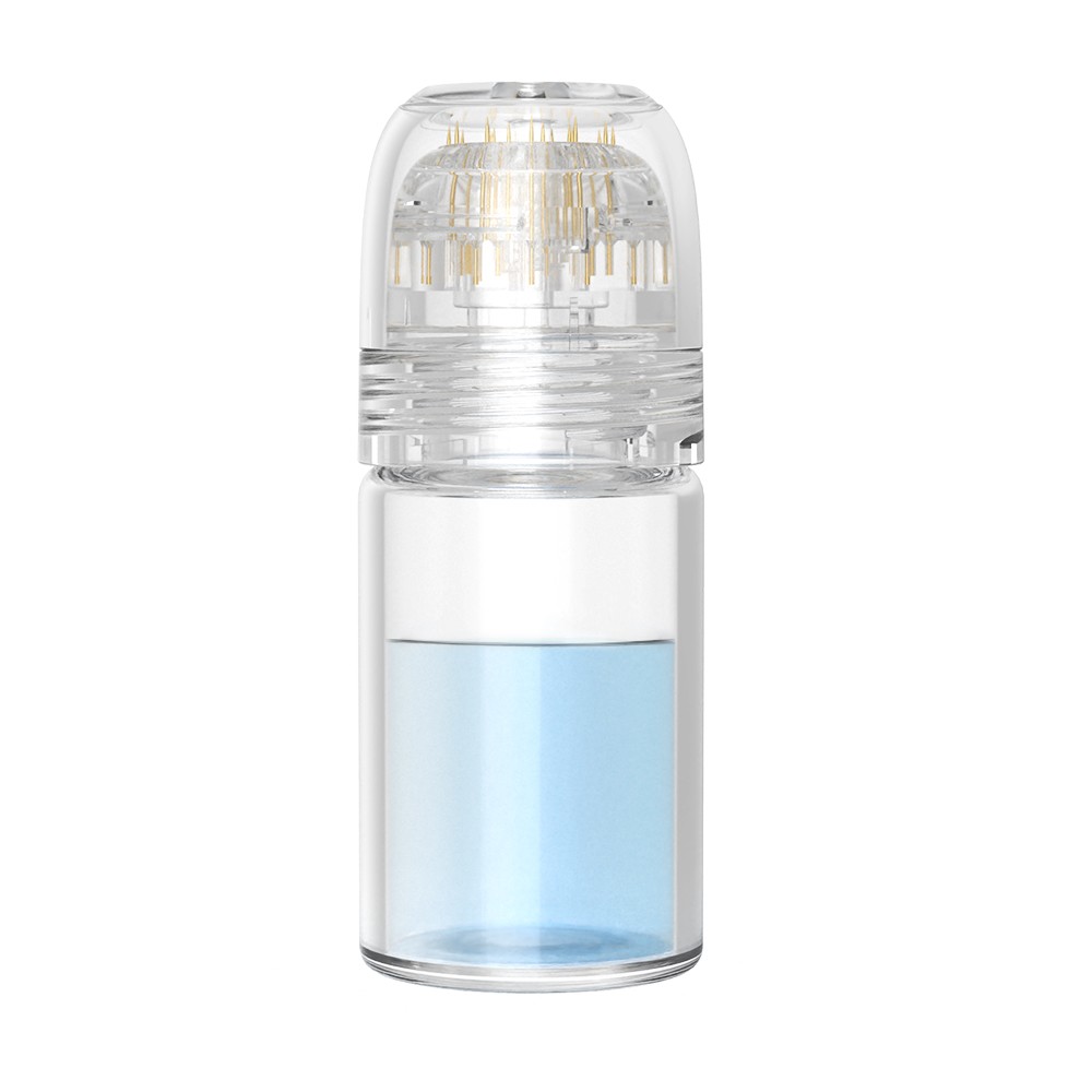Hydra 20 Pins Derma Stamp With bottle Skin Therapy Auto Serum Infusion System
