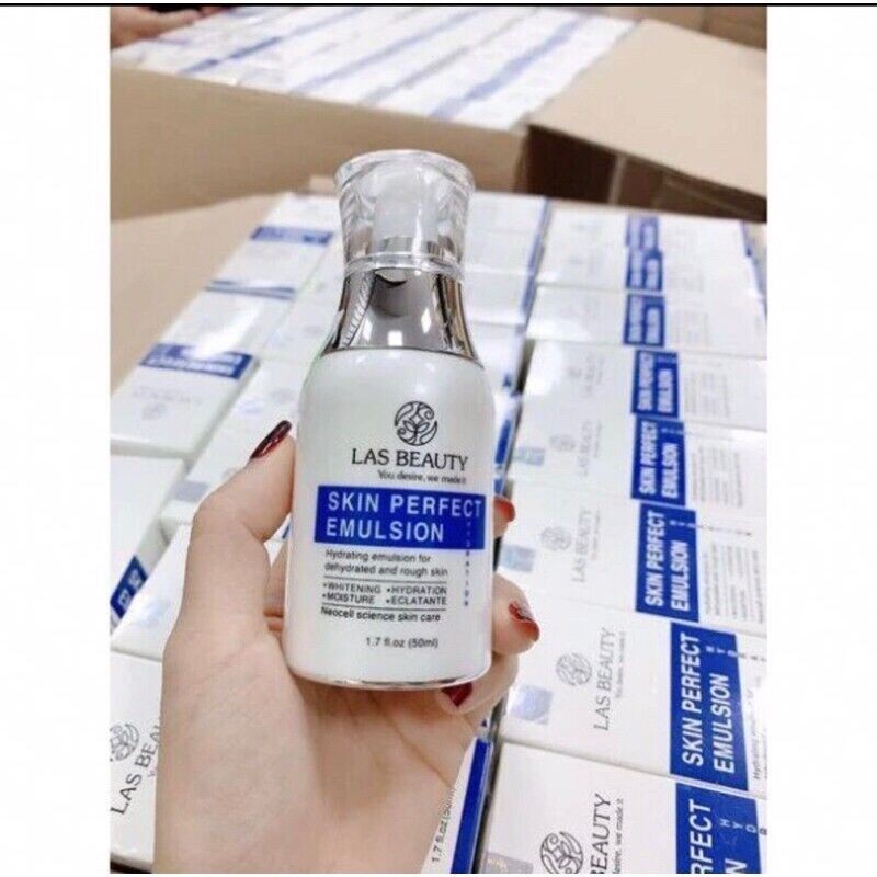 ORIGINAL Las Beauty Skin Perfect Emulsion 50ml – Sữa Dưỡng Rong Nho EXP 2027